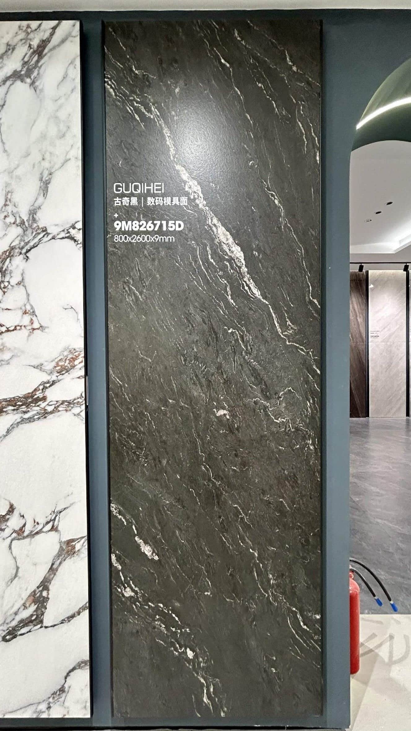 Guci Black Sintered Stone Surface Panel Funtek
