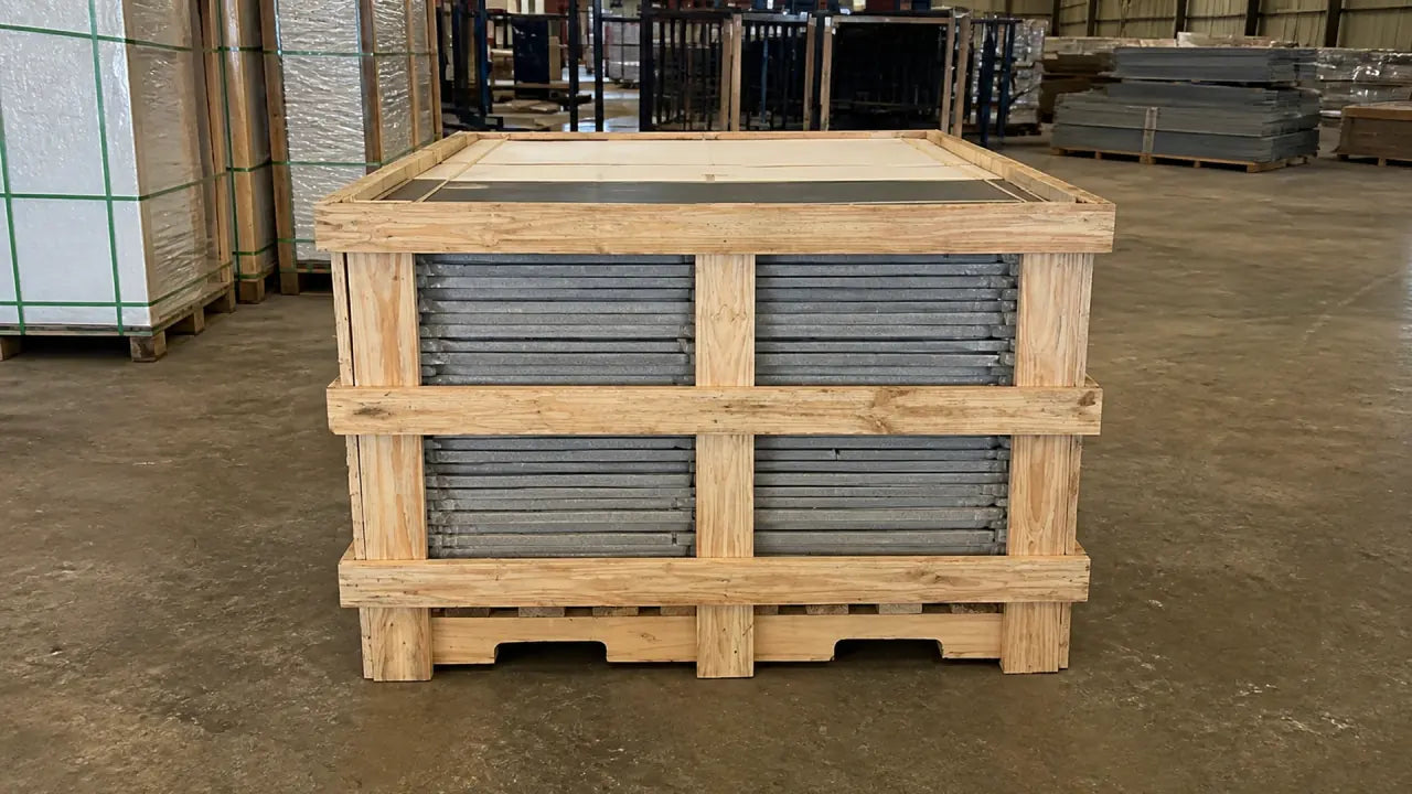 No.6 수평형 목상자 used for sintered stone factory packing