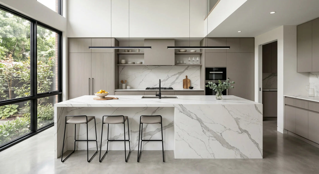 Calacatta Sintered Stone: 2026 Design Trends, Costs & Specifications funtek