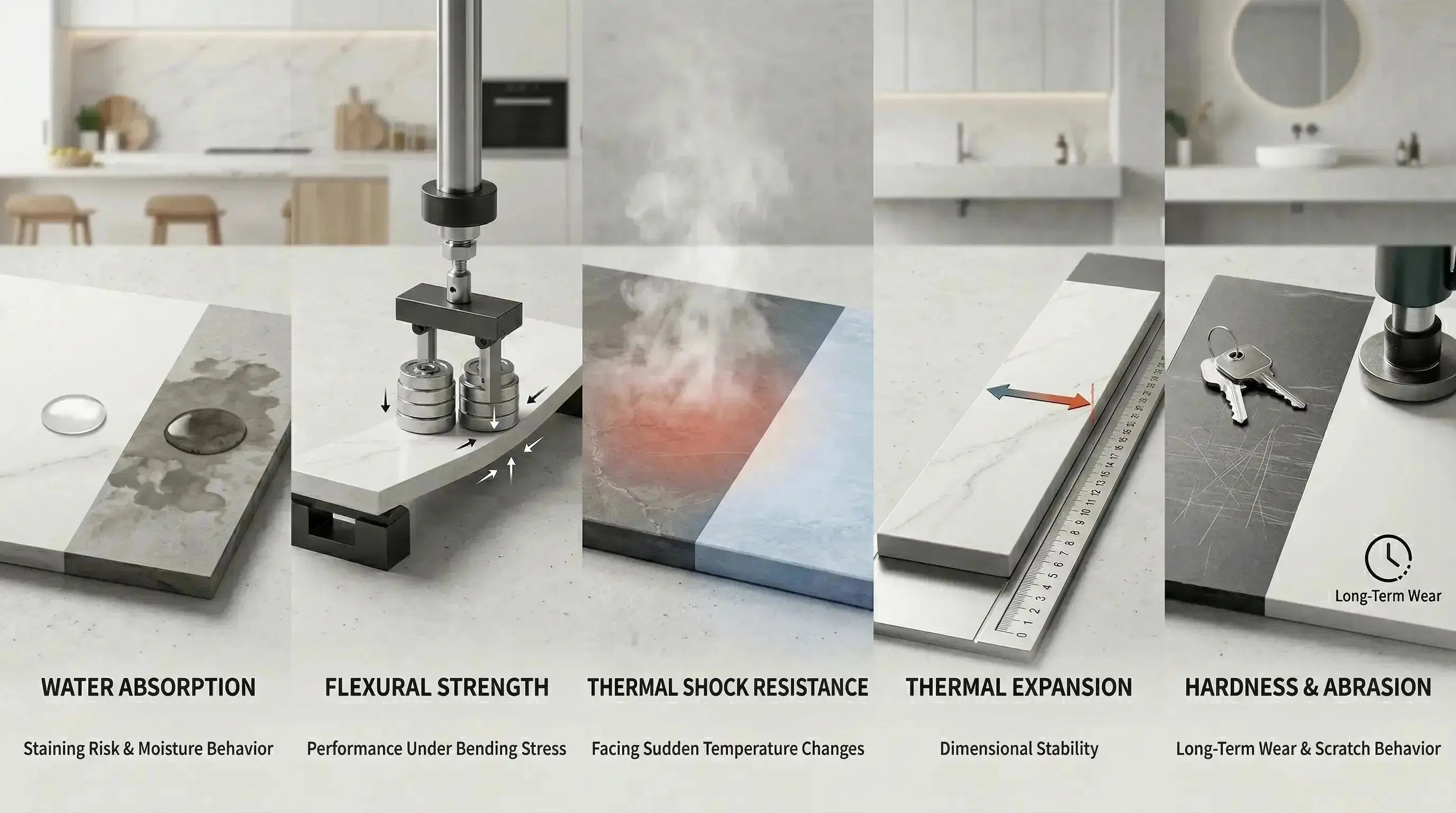 Sintered Stone vs Porcelain Slab vs Granite: Pros, Cons, and Performance Compared funtek