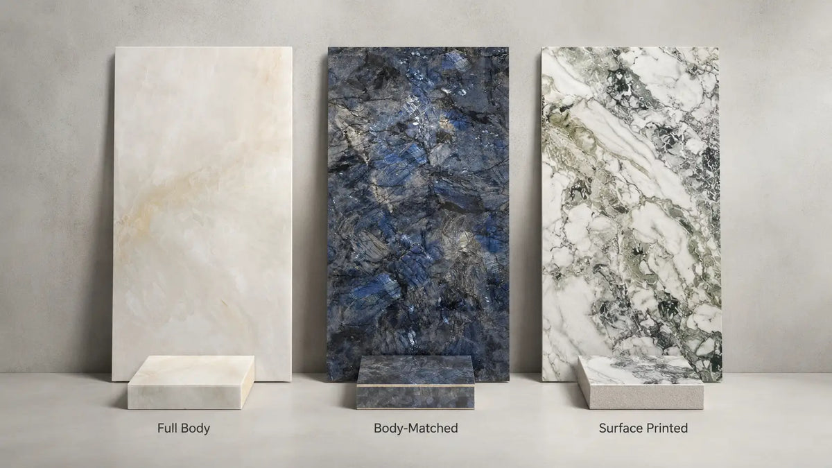 Is Sintered Stone Full Body or Surface Printed?