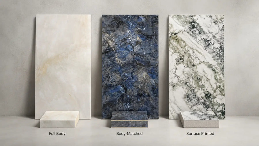 Is Sintered Stone Full Body or Surface Printed?