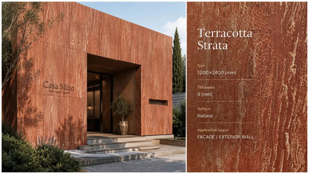 Italian Red Travertine Sintered Stone: Install Guide funtek