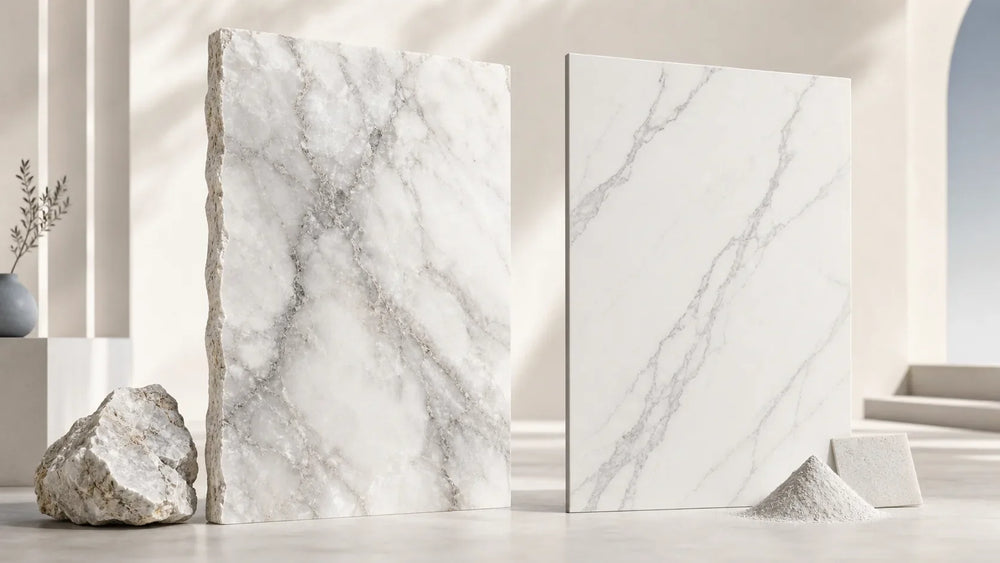 Is Sintered Stone Marble? Look at the Edge, Not the Pattern