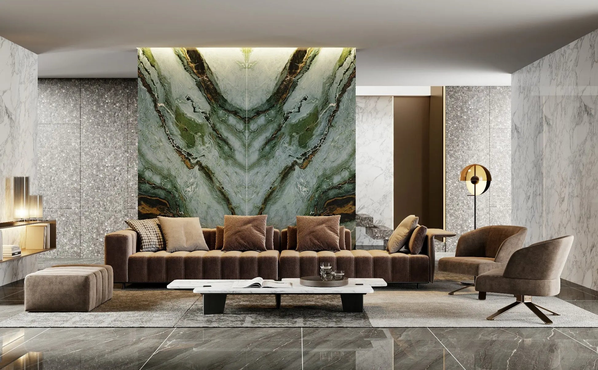 NEBULA EMERALD Look плита из спечённого камня Funtek