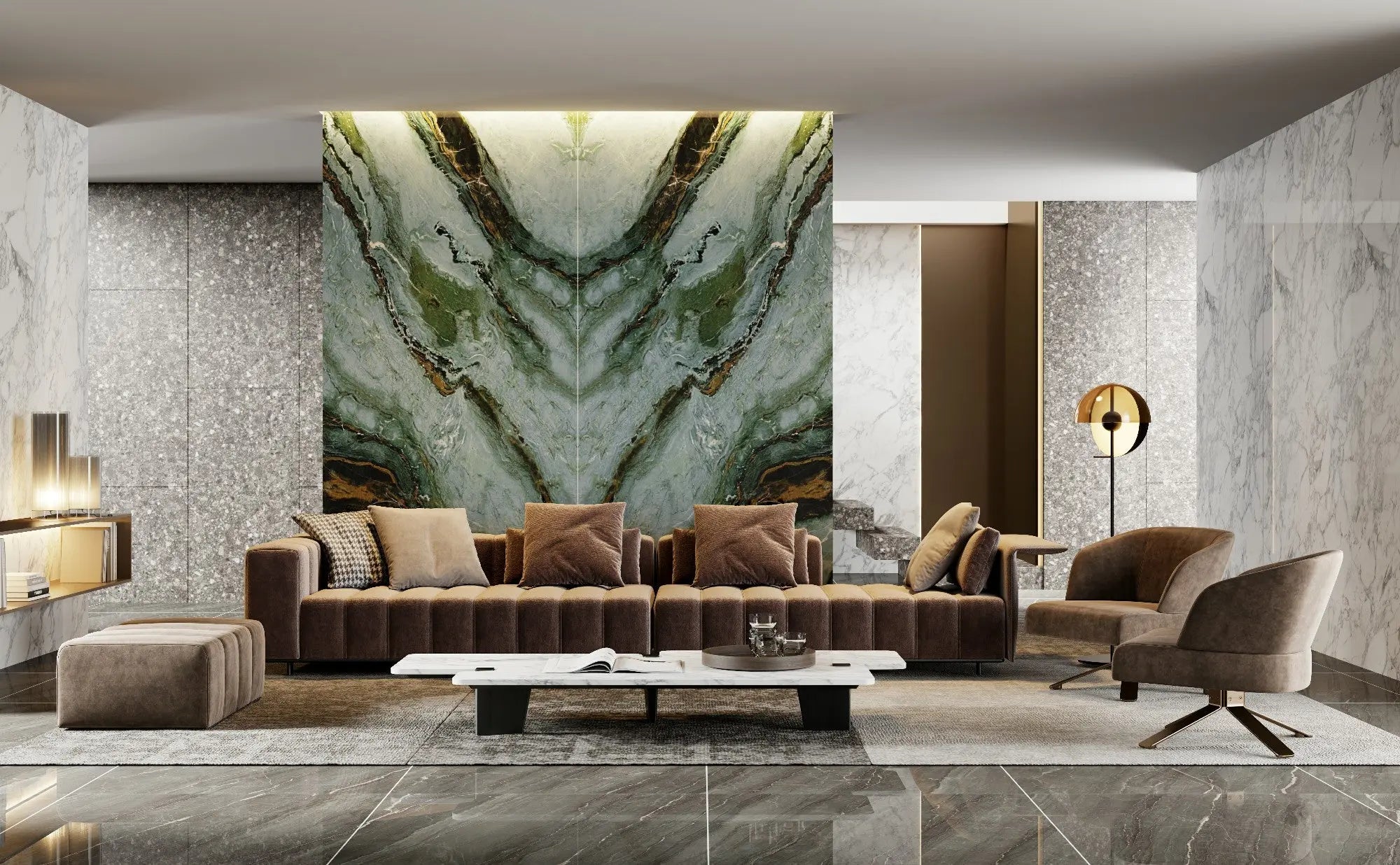 NEBULA EMERALD Look плита из спечённого камня Funtek