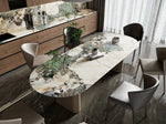 VICTORIA GOLD CRYSTAL مظهر عروق لوح حجر متكلس Funtek
