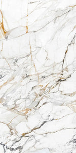 GOLDEN VEINS CALACATTA لوحة حجر متكلس Funtek