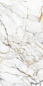 GOLDEN VEINS CALACATTA لوحة حجر متكلس Funtek