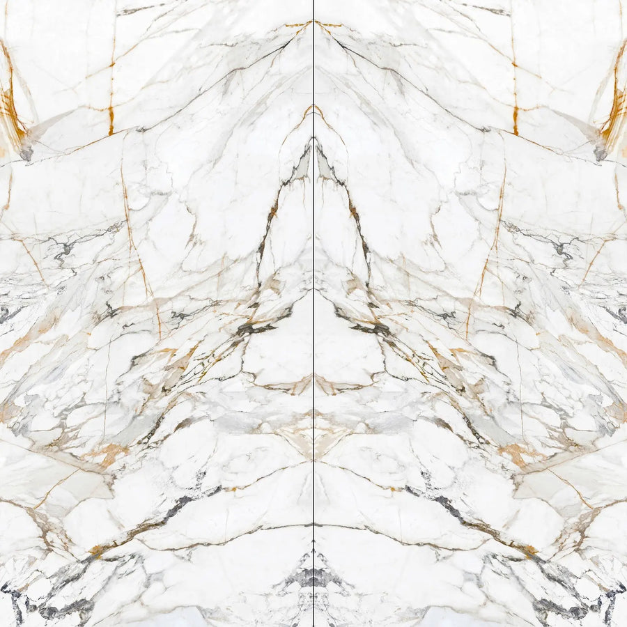 GOLDEN VEINS CALACATTA спечённый камень Панель Funtek