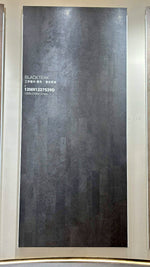 Black Teak Wood Look Sintered Stone Slab Funtek