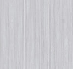 Panneaux côte à côte montrant un fin veinage bois vertical gris clair — pierre frittée Griffith Light Grey Wood Look