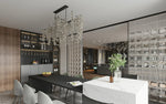 Interior project using Pure Black sintered stone slab