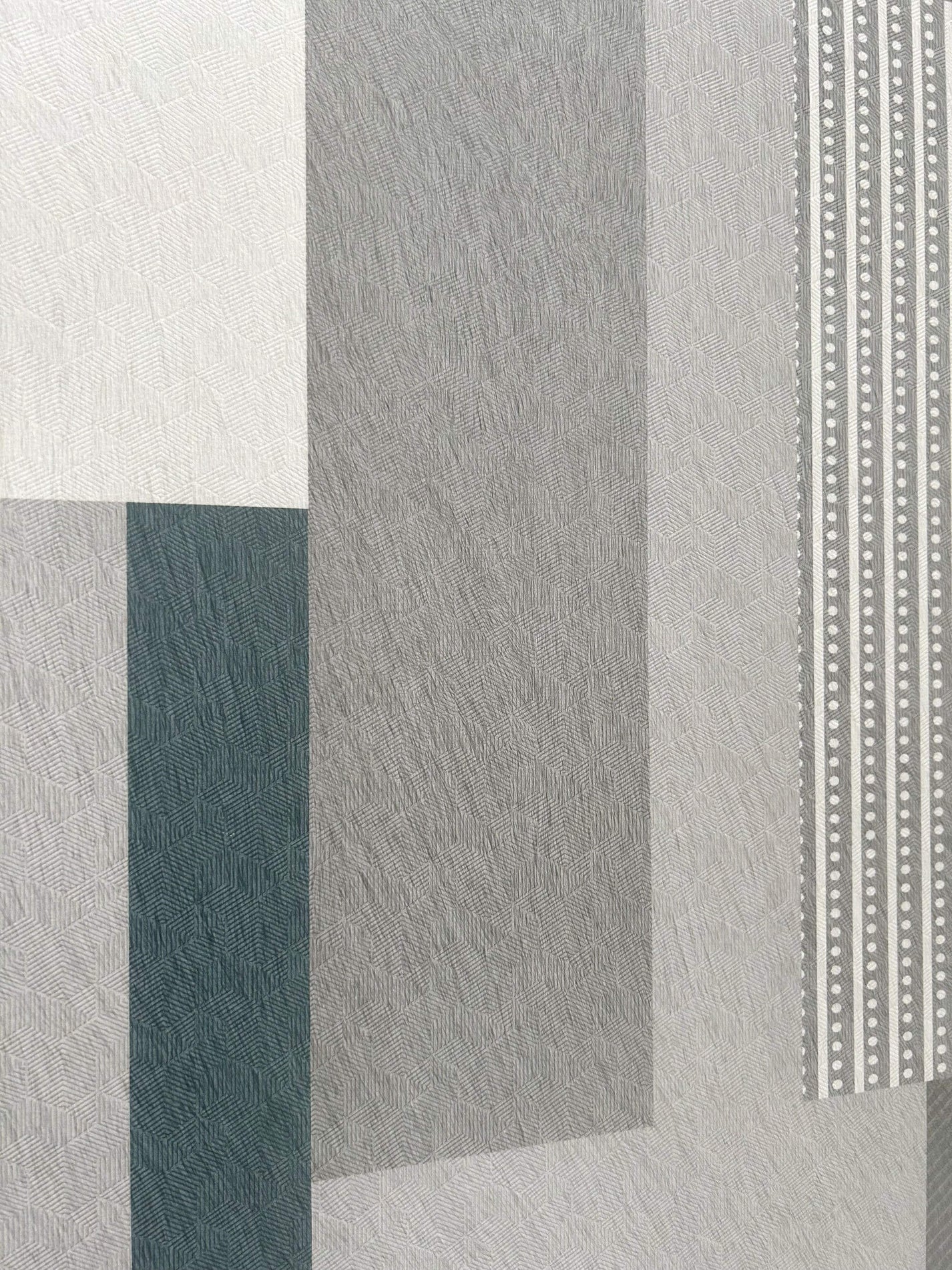 Burano Pearl fine linear and dotted geometric surface detail