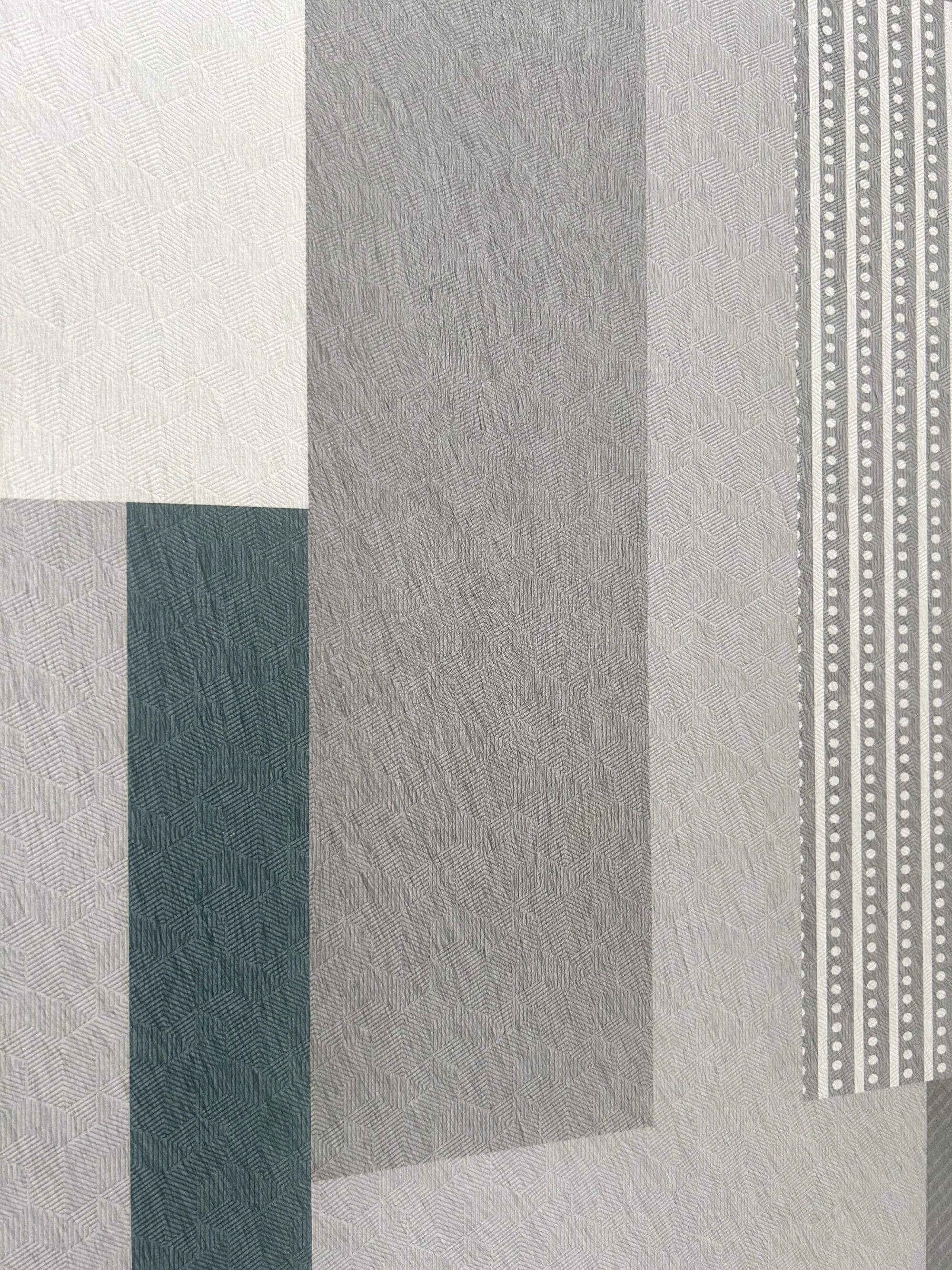 Burano Pearl fine linear and dotted geometric surface detail