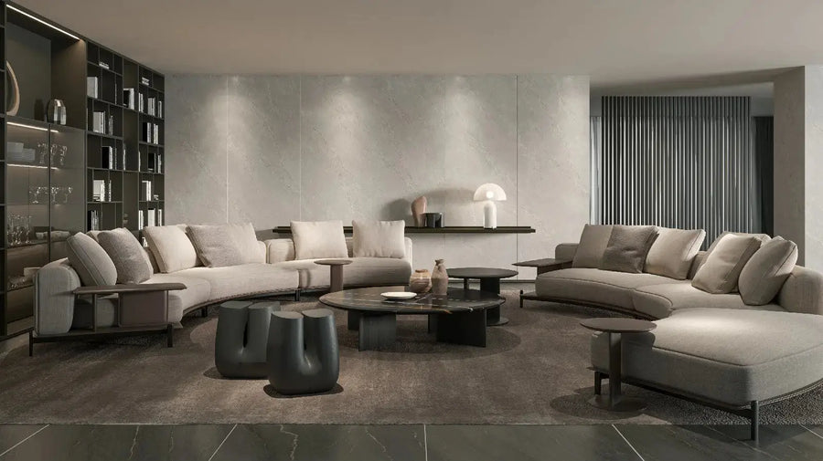 Liske Grey Stone Look Sintered Stone Slab Funtek