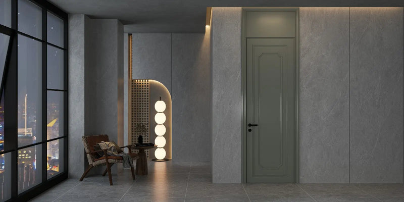 Seattle Light Grey Stone Look Sintered Stone Slab Funtek