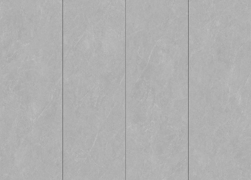 Seattle Light Grey Stone Look Sintered Stone Slab Funtek