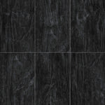 ألواح متجاورة تظهر خطوطا فاتحة دقيقة على خلفية سوداء — حجر ملبّد Roma Ink Jade Black Onyx Look