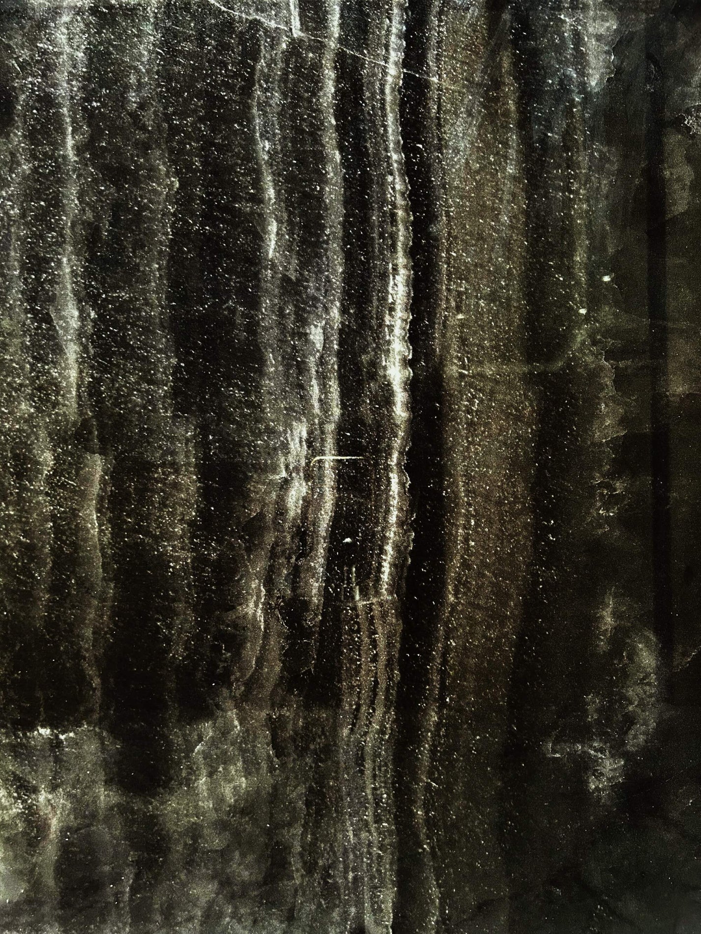Roma Ink Jade glossy black crystalline onyx surface detail