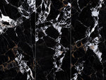 Black Gold Veined Marble Sintered Stone Slab Funtek