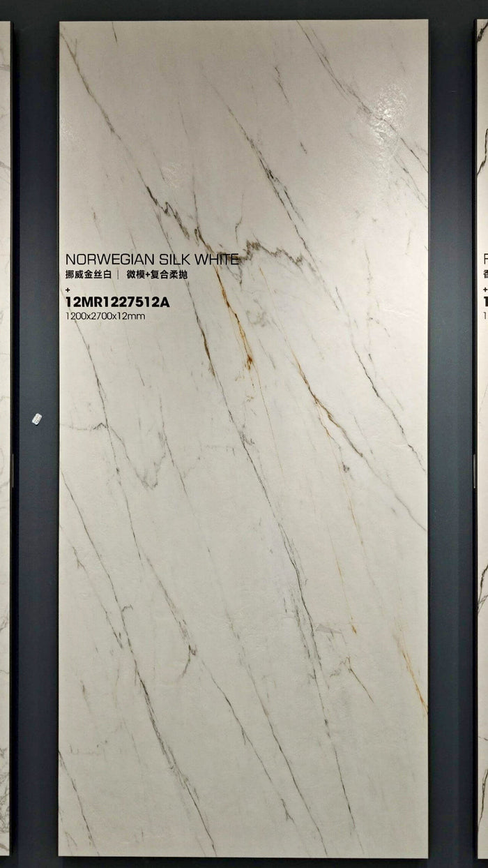 NORWEGIAN GOLD SILK WHITE حجر متكلس
