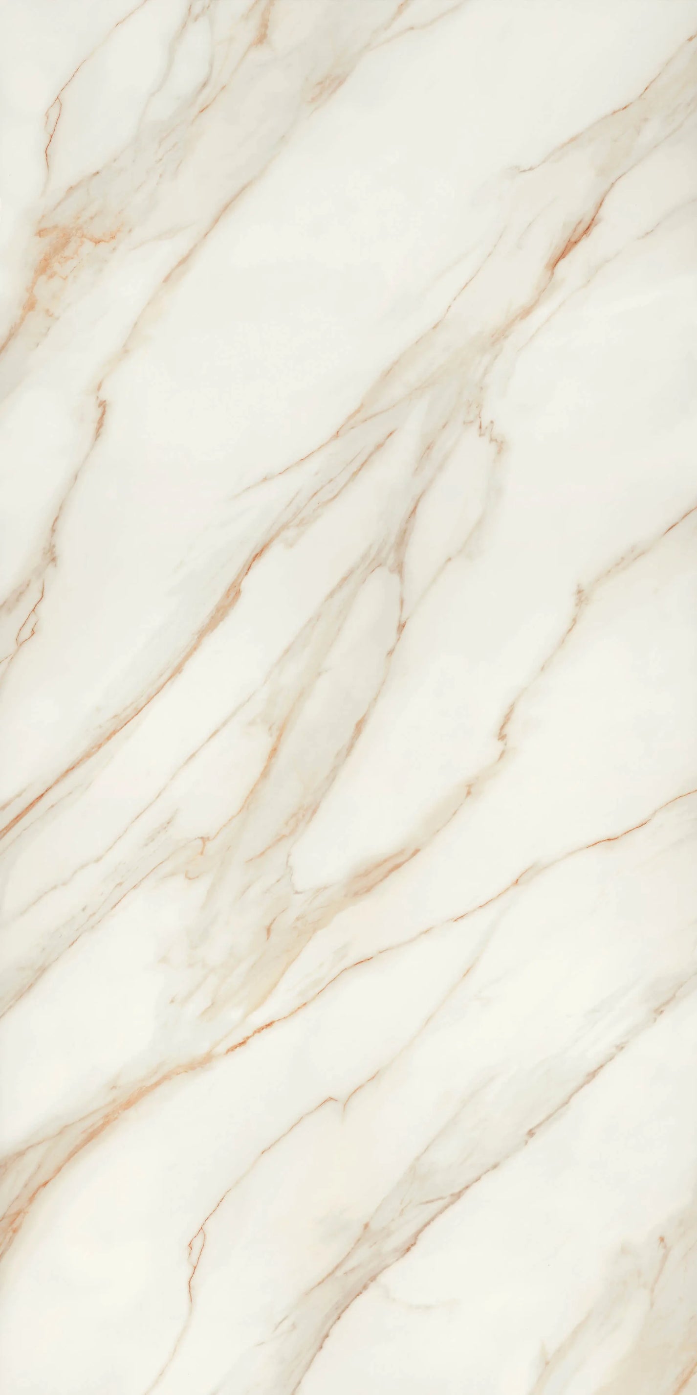 Alice Gold warm white sintered stone full slab pattern