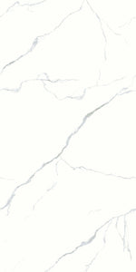 لوح أبيض بعروق رمادية دقيقة متفرعة — حجر ملبّد Calico White Fine Vein