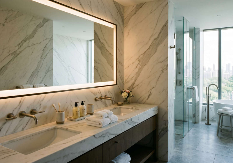 Hotel Bathroom Vanity & Wall Case