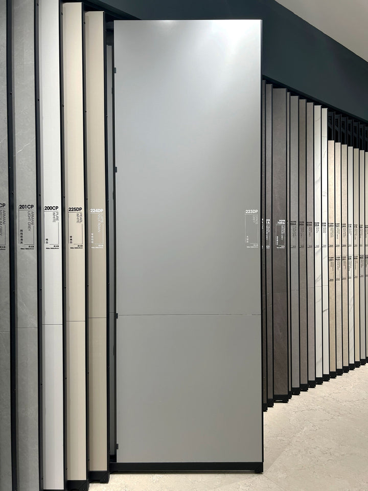 Cool Gray Sintered Stone Slab