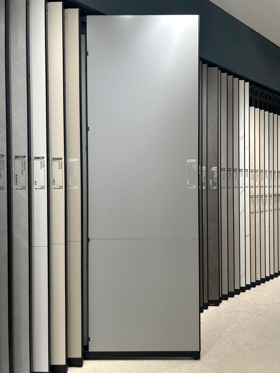 Cool Gray Sintered Stone Slab