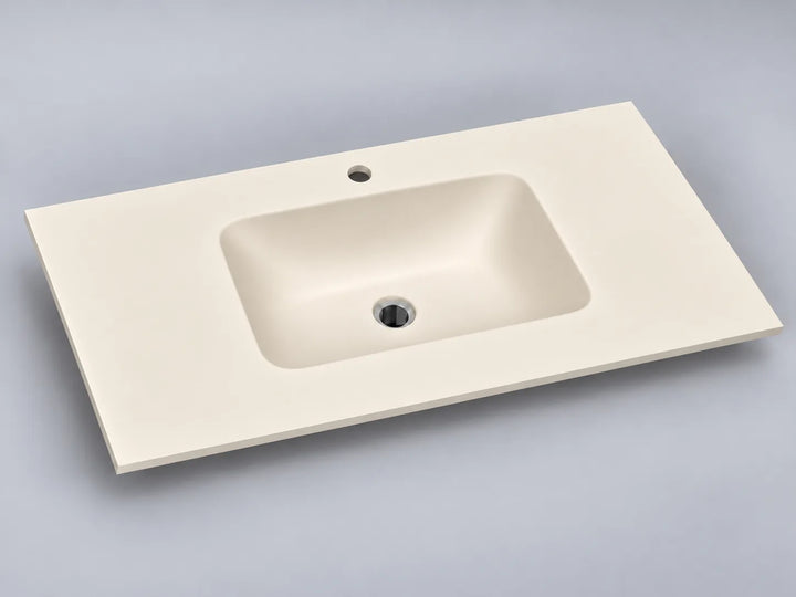 Cream Beige Sintered Stone Washbasin
