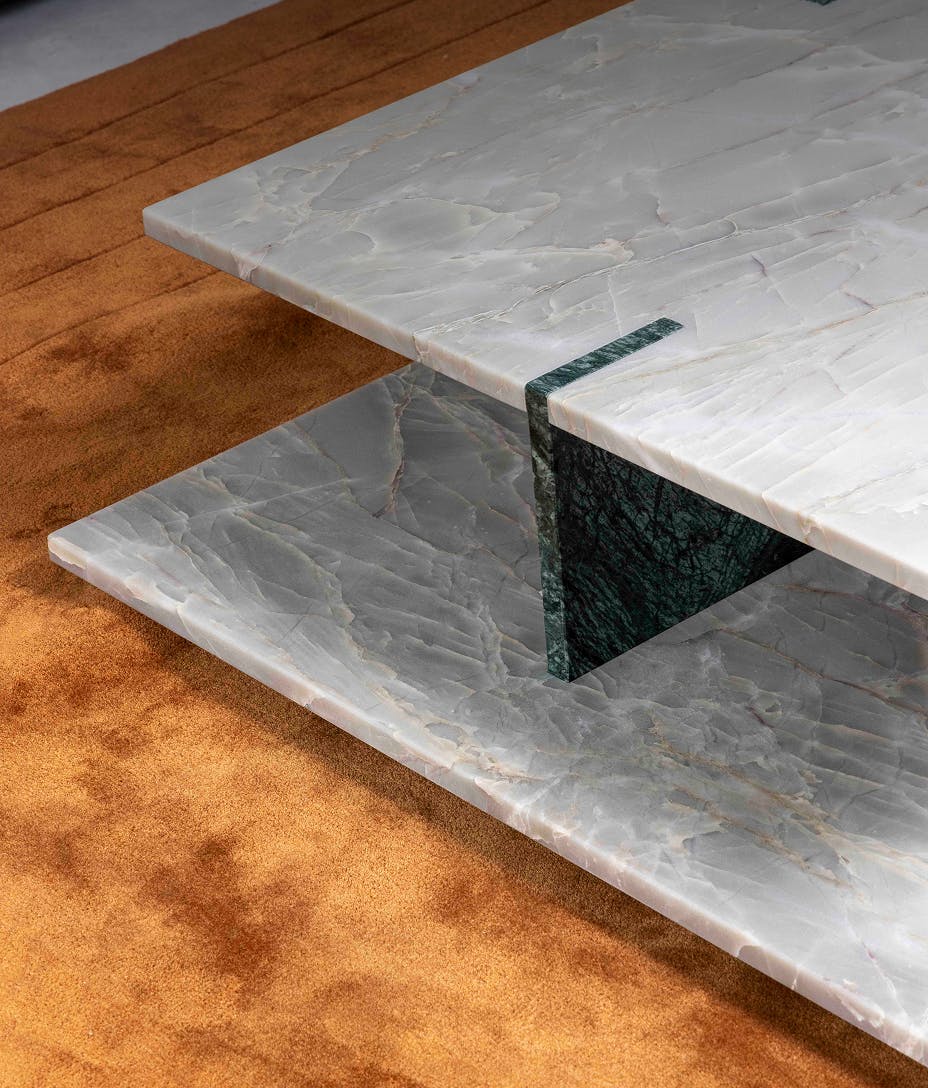 Premium natural-look stone tabletop