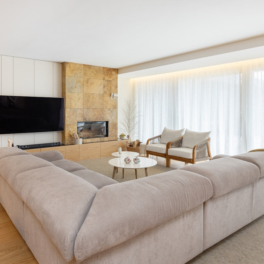 Sintered stone sculptural furniture