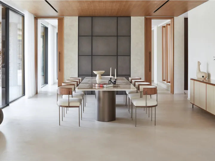 Sintered stone interior walls
