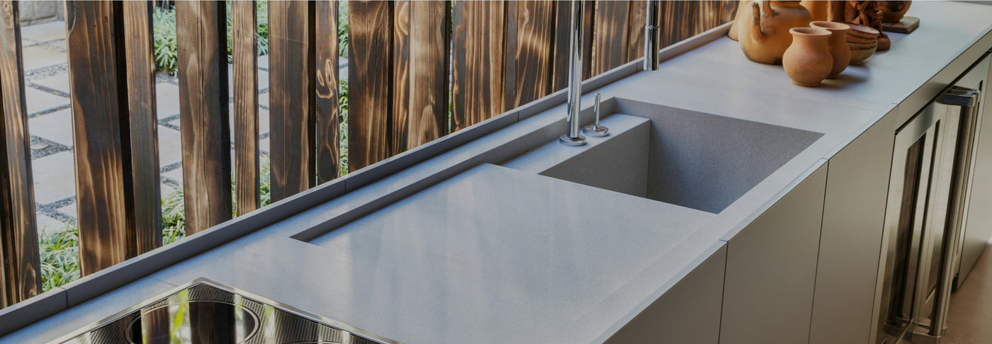 Integrated Sink Worktops in Sintered Stone