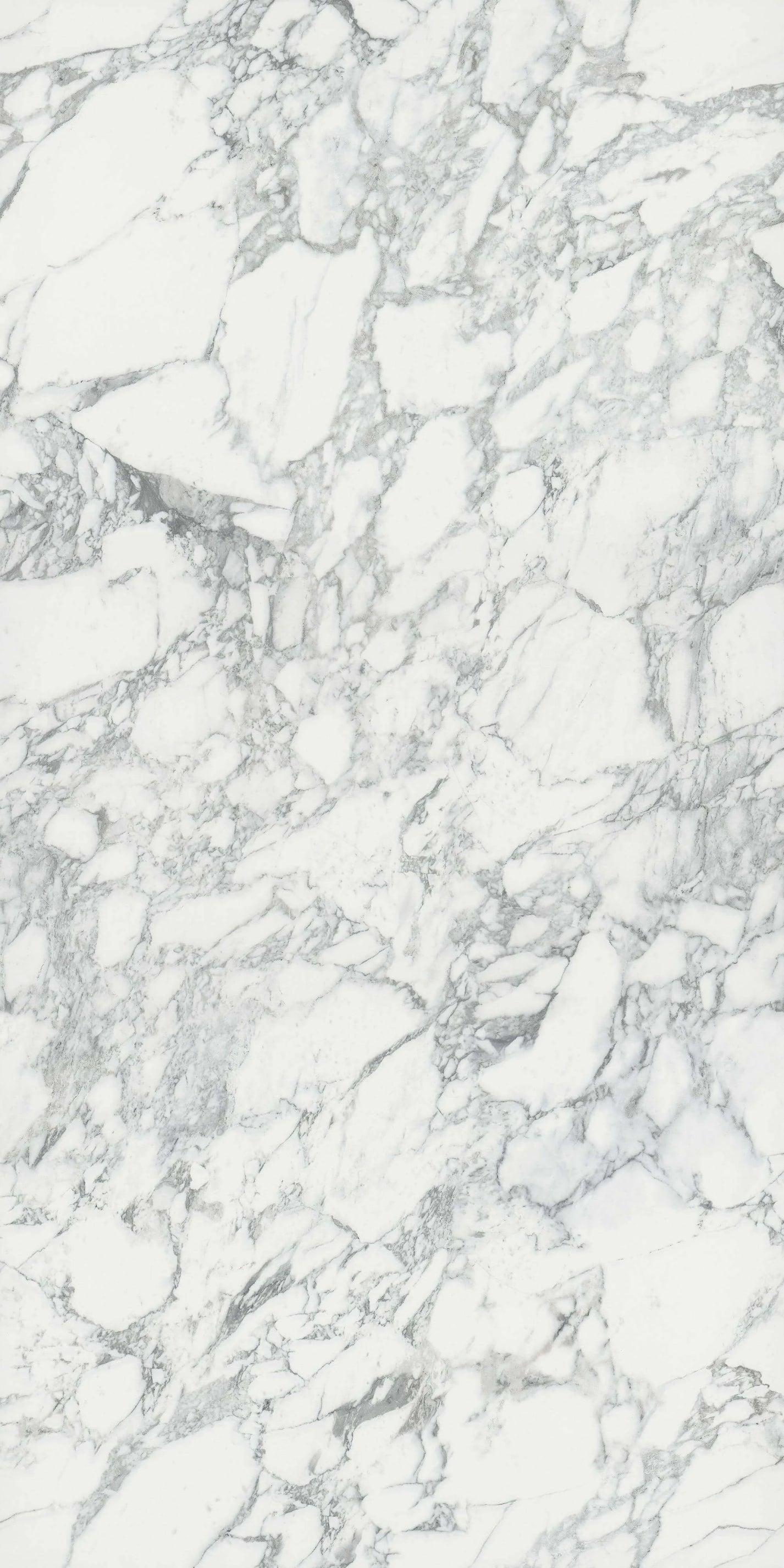 Close view of Libourne cool gray clustered veining on a white surface