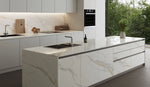 Louiskin sintered stone kitchen island countertop cabinet fronts and splashback