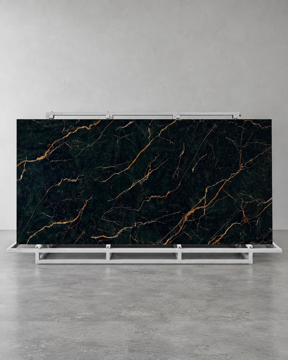 Nero Portoro Marble Look Sintered Stone Slab