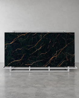 Nero Portoro Marble Look Sintered Stone Slab
