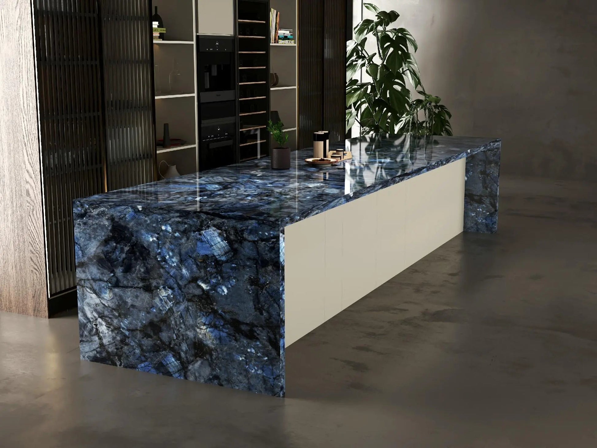 New Sapphire Sintered Stone Slab Funtek