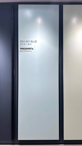 Powder Blue Sintered Stone Slab