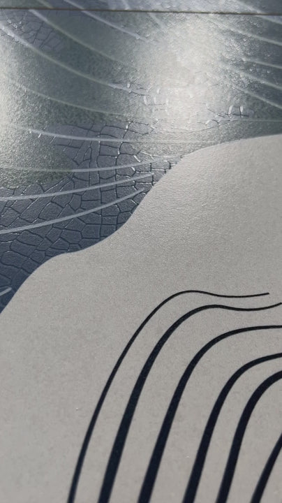Blue Orchid 131C-H botanical sintered stone slab video