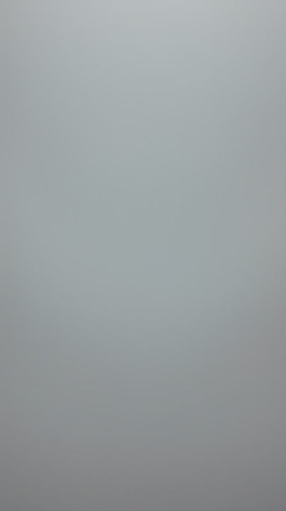 Powder Blue sintered stone showroom video showing its very light muted blue satin surface