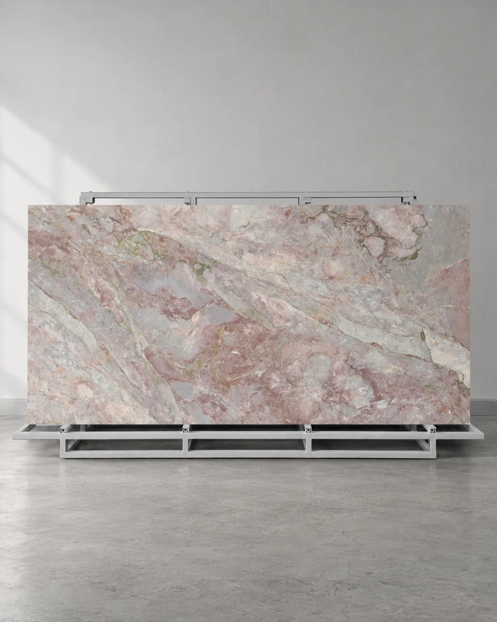 Sakura Pink Breccia Look Sintered Stone Slab