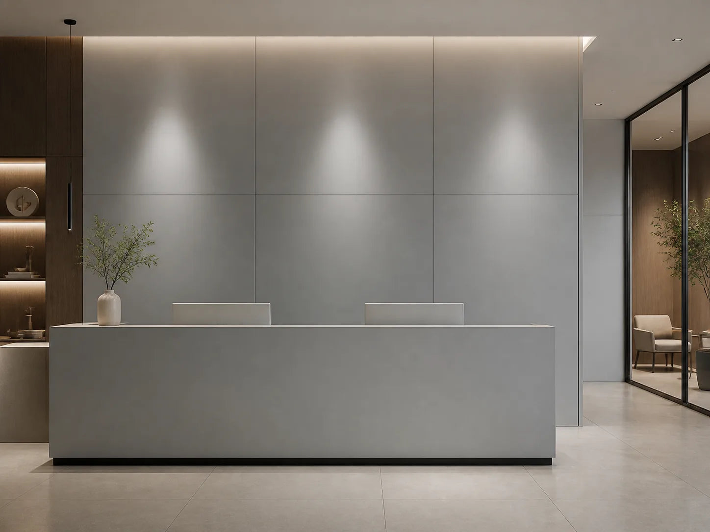 Silver Gray Sintered Stone Slab
