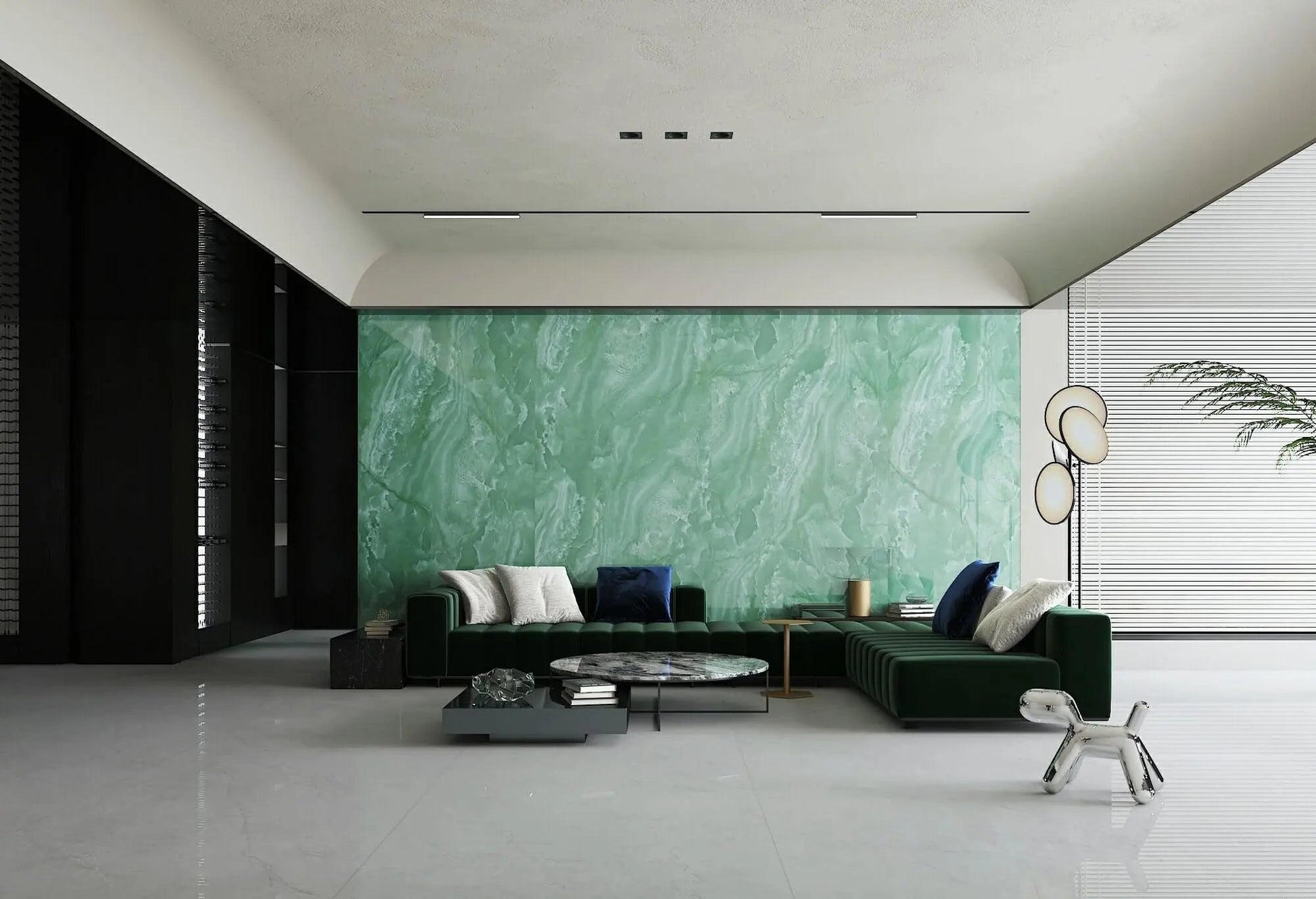 Sophia Green Sintered Stone Slab Funtek