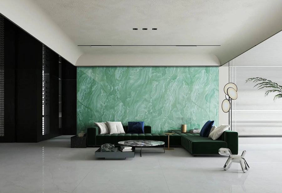 Sophia Green Sintered Stone Slab Funtek