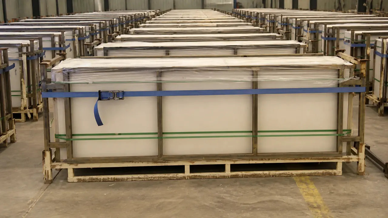 No.17 U-프레임 used for sintered stone factory packing