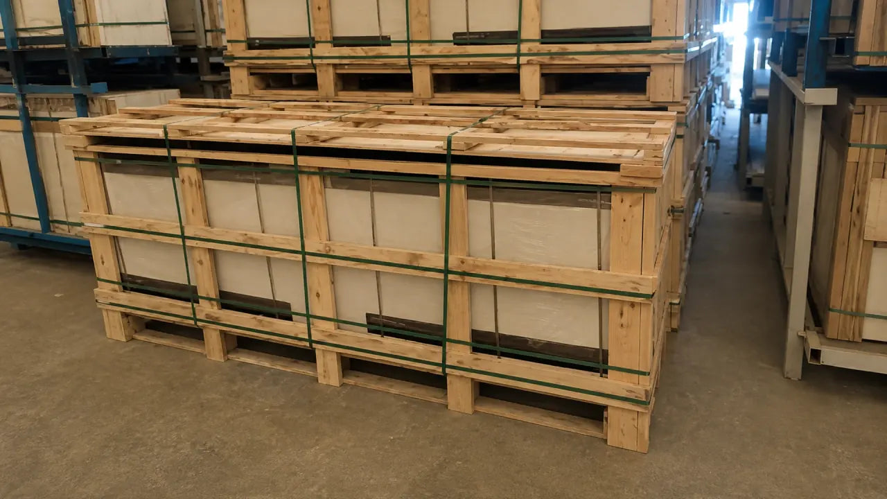 No.1 목상자 used for sintered stone factory packing
